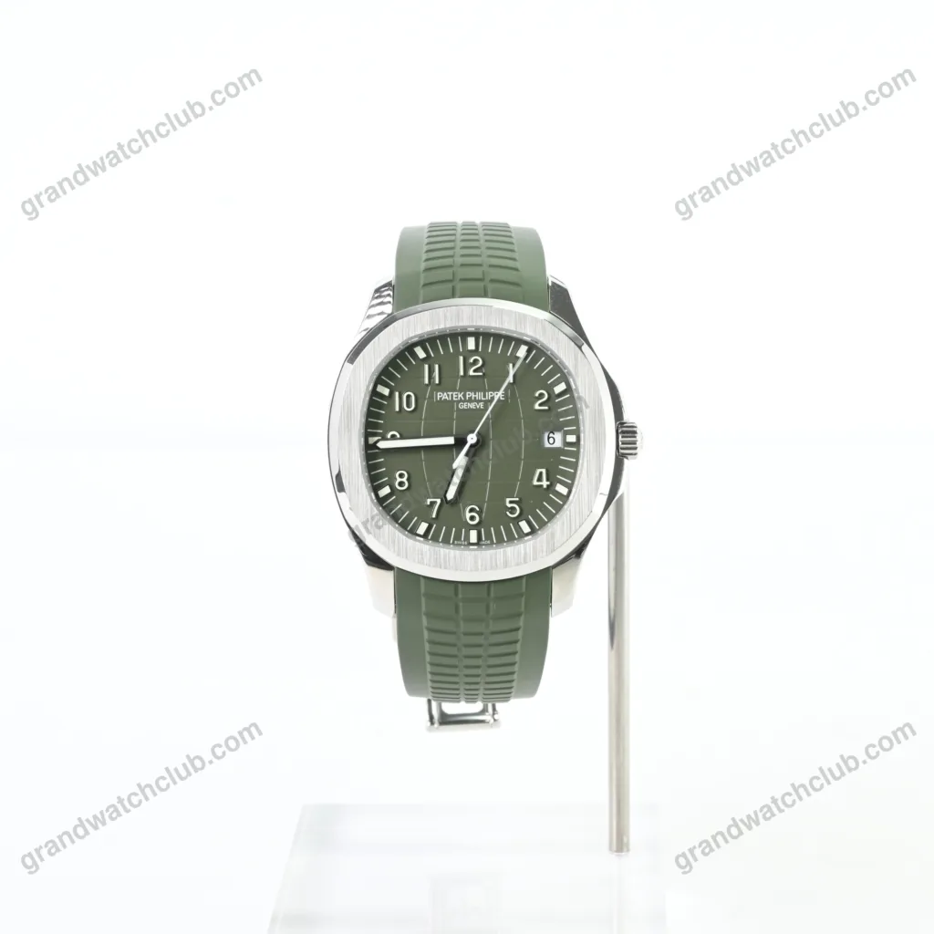 Super Clone Patek Philippe Aquanaut 42mm Rubber Strap Steel – Swiss SuperClone 5168G