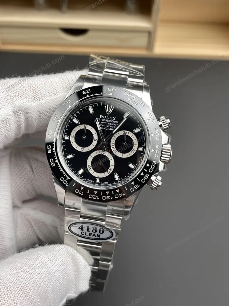 Super Clone Rolex Daytona “Reverse Panda” Black Dial 116500LN – Swiss SuperClone