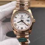 Super Clone Rolex Day-Date White Dial 128235-0070 36 mm – Swiss SuperClone