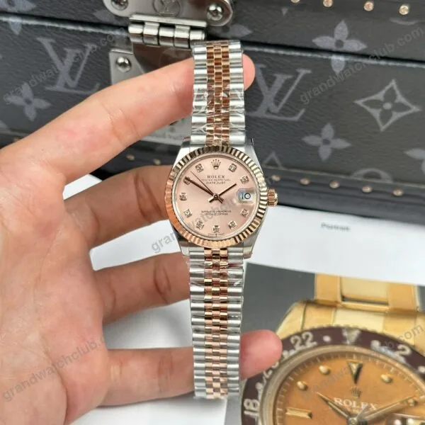 Super Clone Rolex Datejust Rose-Gold Dial REP016816 41 mm – Swiss SuperClone