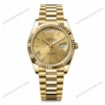 Super Clone Rolex Day-Date Roman Champagne Dial 228238 40 mm – Swiss SuperClone
