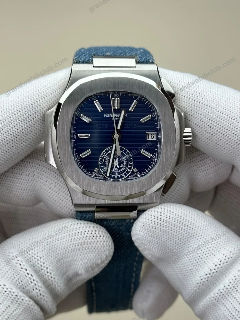 Super Clone Patek Philippe Nautilus 40mm Steel Bracelet Steel – Swiss SuperClone 5980.60G.001
