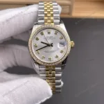 Super Clone Rolex Datejust Mother of Pearl Diamond Dial 126283RBR-0009 36 mm – Swiss SuperClone