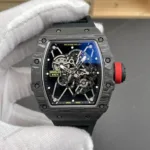 Super Clone Richard Mille RM 35-01 Richard Mille Rafa Cacbon NTPT Full Black 42mm