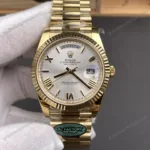 Super Clone Rolex Day-Date White Dial 128238-0113 36 mm – Swiss SuperClone