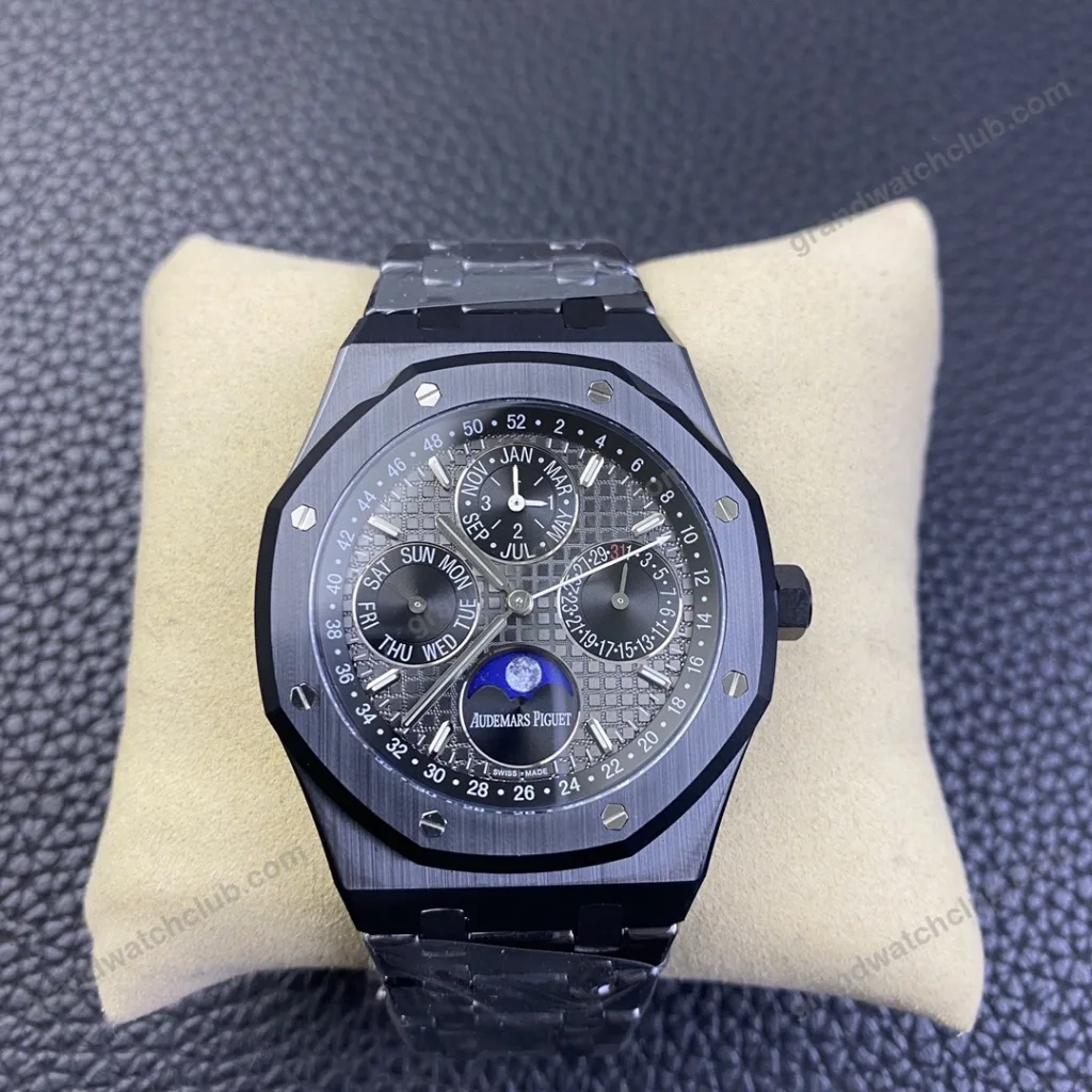 Super Clone Audemars Piguet Royal Oak Perpetual Calendar 26579CE.OO.1225CE.01 Black Ceramic 41mm – Swiss SuperClone