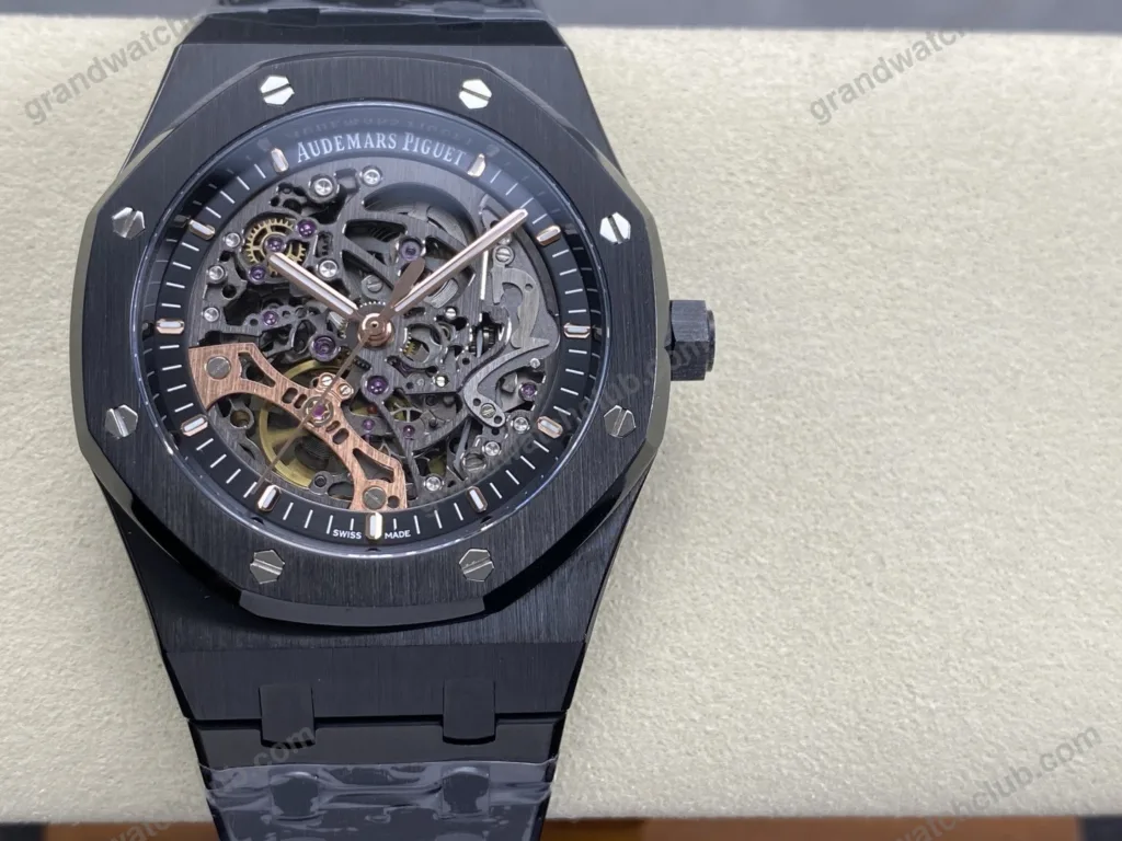 Super Clone Audemars Piguet Royal Oak 15407CE.OO 41mm Skeleton Dial Ceramic V3 Base – Swiss SuperClone