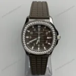 Super Clone Patek Philippe Aquanaut 5067A-025 35.6mm Diamond Bezel Moissanite Steel – Customize Version – Swiss SuperClone