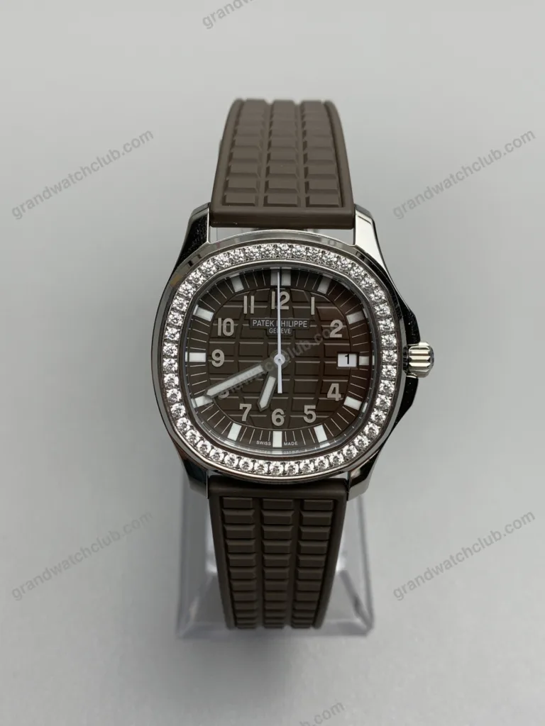 Super Clone Patek Philippe Aquanaut 5067A-025 35.6mm Diamond Bezel Moissanite Steel – Customize Version – Swiss SuperClone