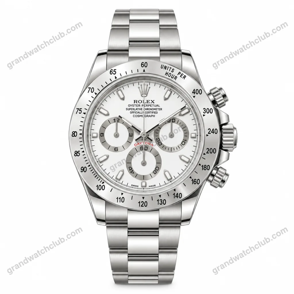 Super Clone Rolex Daytona White Dial 116520 – Swiss SuperClone