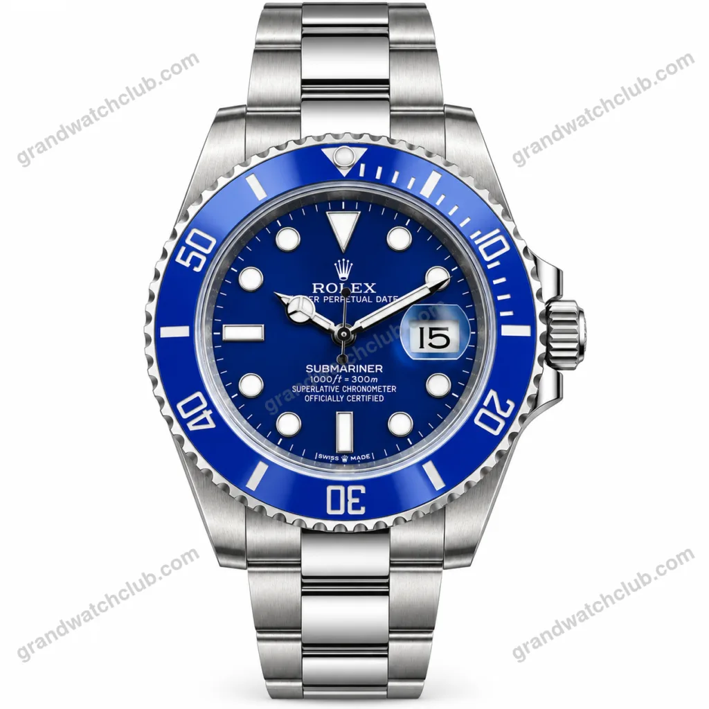 Super Clone Rolex Submariner Blue Dial 116619LB “Smurf” – Swiss SuperClone