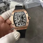 Super Clone Richard Mille Rose Gold Dial Rose Gold