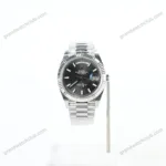 Super Clone Rolex Day-Date Bright Black Dial 228236-0003 40 mm – Swiss SuperClone
