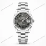Super Clone Rolex Datejust Rhodium Dial 126300 “Wimbledon” Oyster 41 mm – Swiss SuperClone