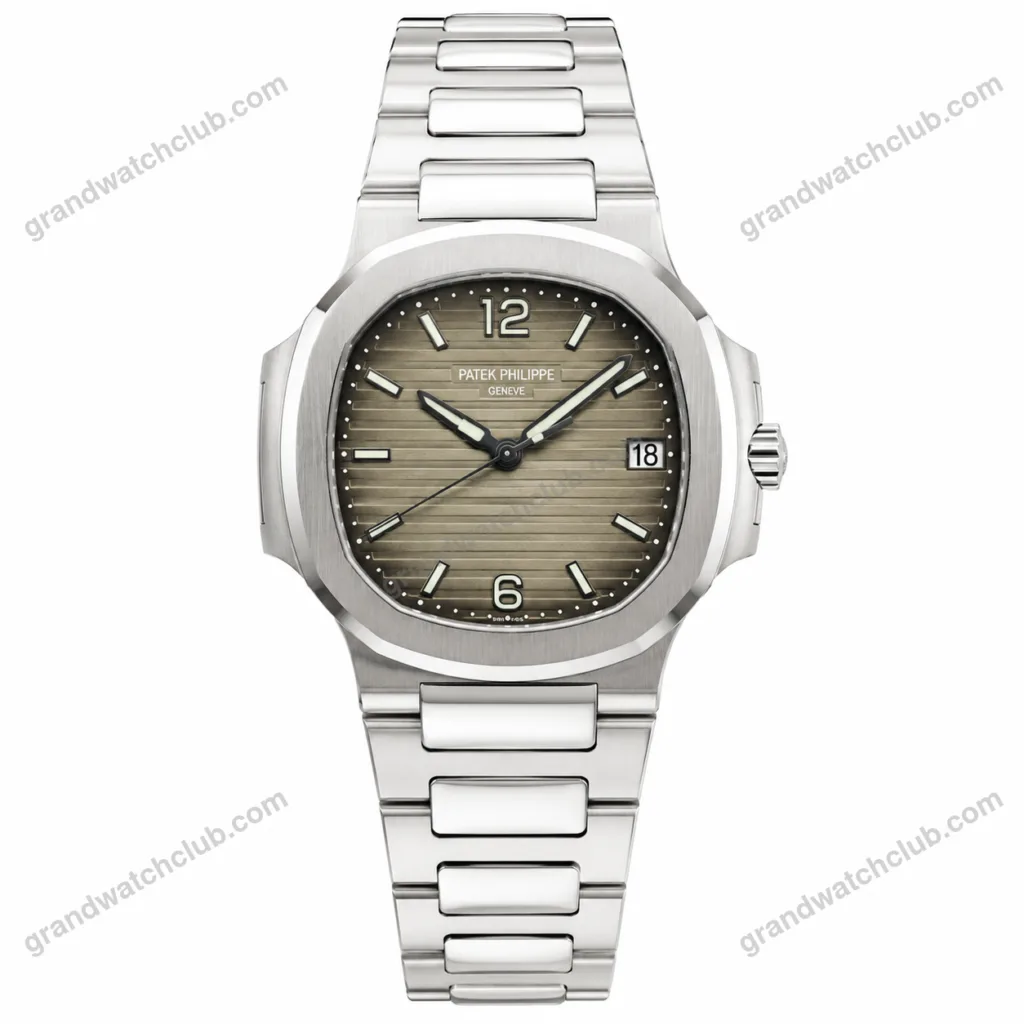 Super Clone Patek Philippe Nautilus 7118/1A-011 35.2mm Gray Dial Steel – Swiss SuperClone