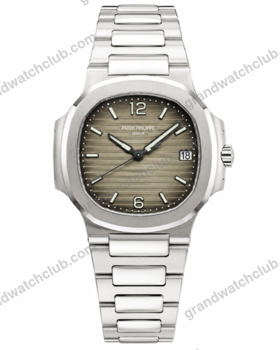 Super Clone Patek Philippe Nautilus 7118/1A-011 35.2mm Gray Dial Steel – Swiss SuperClone