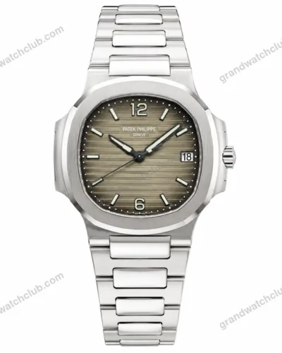 Super Clone Patek Philippe Nautilus 7118/1A-011 35.2mm Gray Dial Steel – Swiss SuperClone