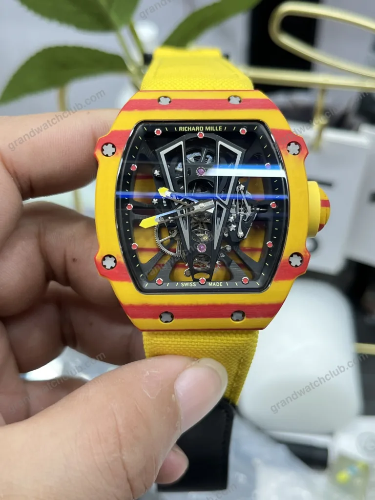 Super Clone Richard Mille RM 27-03 Richard Mille Rafael Nadal Shock Resistance 42mm Carbon – Swiss SuperClone