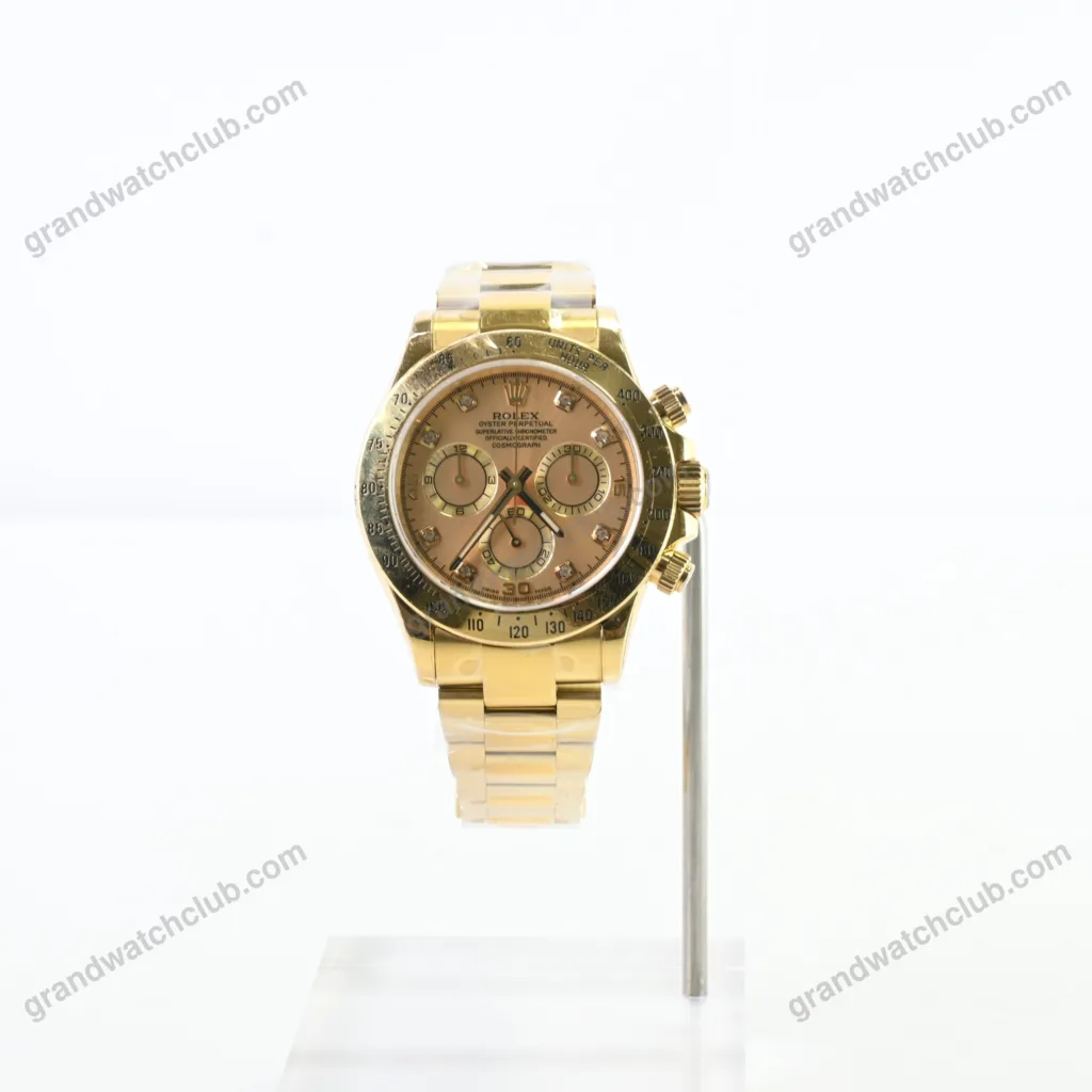 Super Clone Rolex Daytona Champagne Dial 116528 – Swiss SuperClone