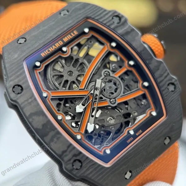 Super Clone Richard Mille RM 67-02 Richard Mille Italy White Carbon TPT Italy – Swiss SuperClone