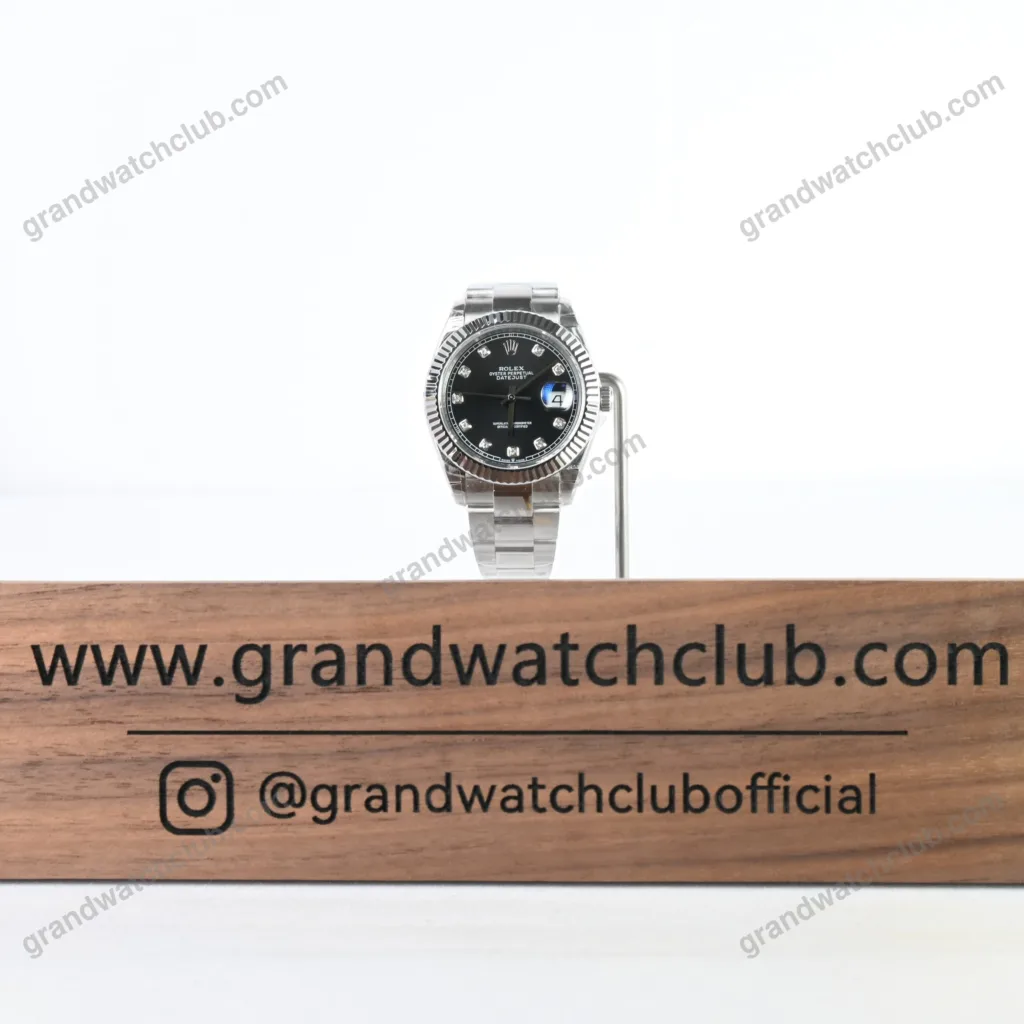 Super Clone Rolex Datejust Black Diamond Dial 126334-0011 41 mm – Swiss SuperClone