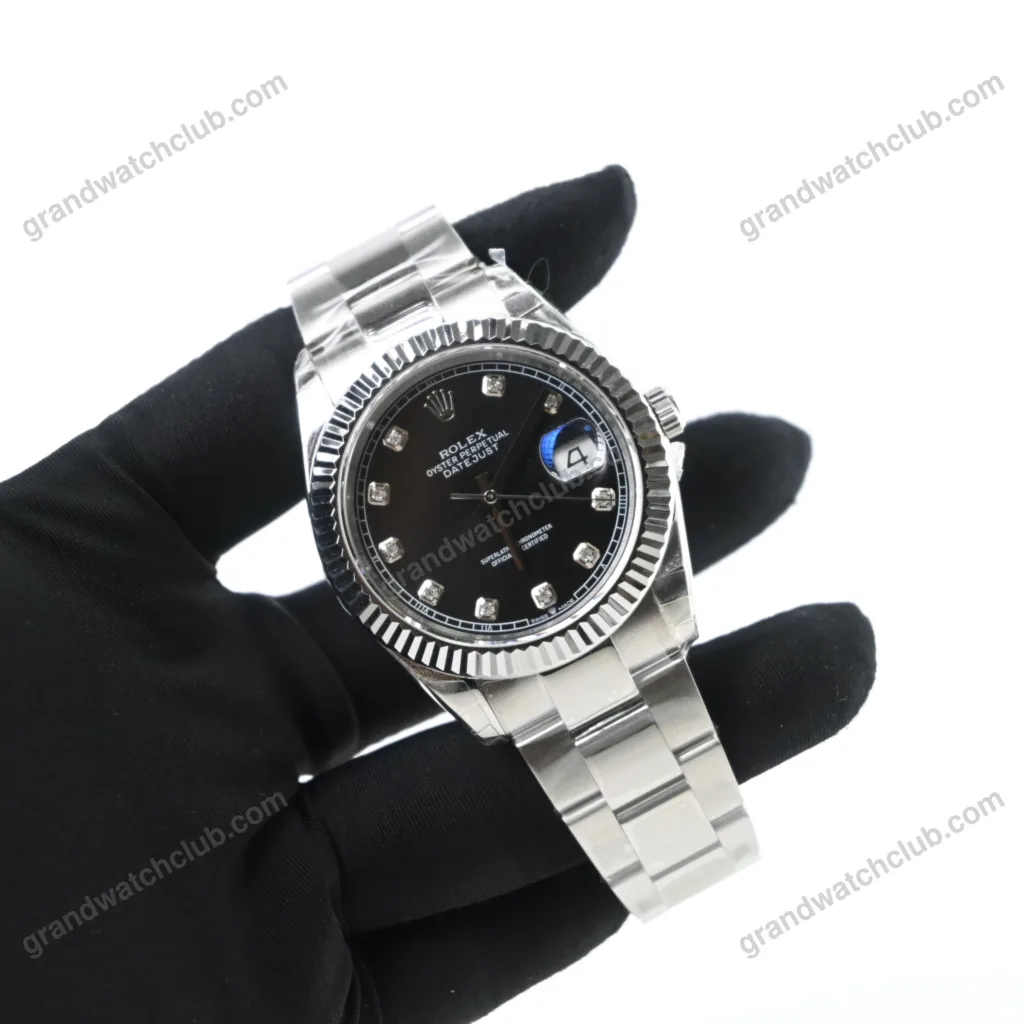 Super Clone Rolex Datejust Black Diamond Dial 126334-0011 41 mm – Swiss SuperClone