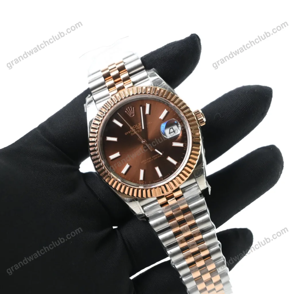 Super Clone Rolex Datejust Chocolate Dial 126331 Jubilee 41 mm – Swiss SuperClone