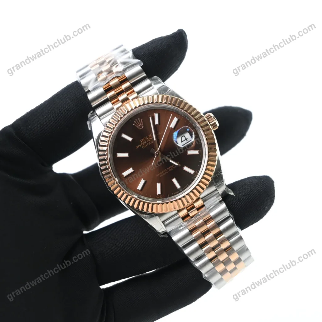 Super Clone Rolex Datejust Chocolate Dial 126331 Jubilee 41 mm – Swiss SuperClone