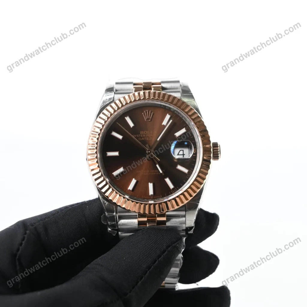 Super Clone Rolex Datejust Chocolate Dial 126331 Jubilee 41 mm – Swiss SuperClone