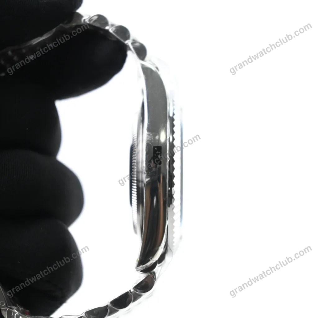 Super Clone Rolex Datejust Rhodium Dial 126334 “Wimbledon” Flutted/Jubilee 41 mm – Swiss SuperClone
