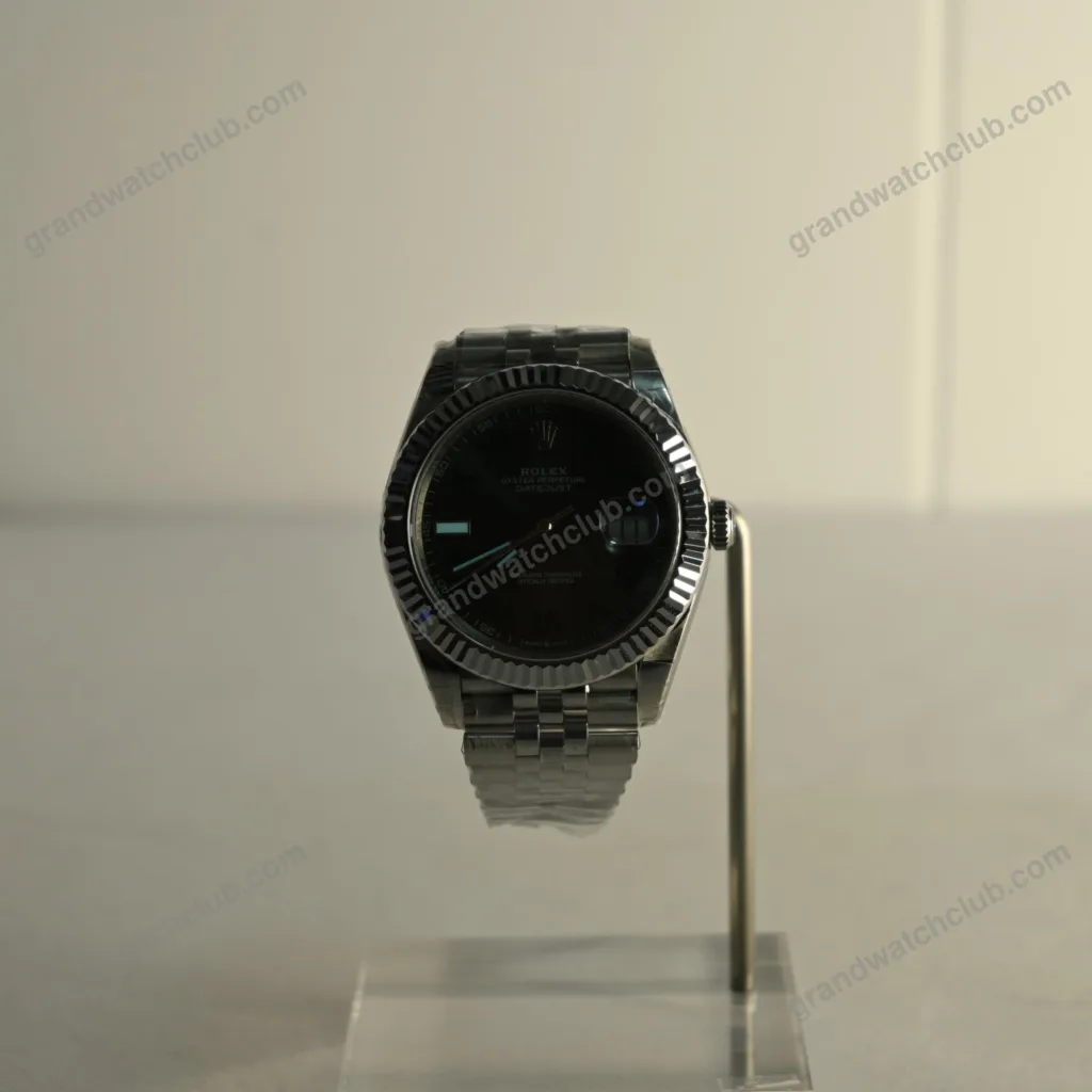 Super Clone Rolex Datejust Rhodium Dial 126334 “Wimbledon” Flutted/Jubilee 41 mm – Swiss SuperClone