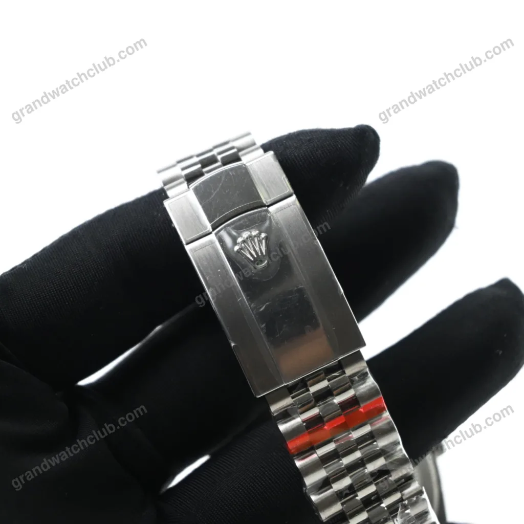 Super Clone Rolex Datejust Rhodium Dial 126334 “Wimbledon” Flutted/Jubilee 41 mm – Swiss SuperClone