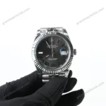 Super Clone Rolex Datejust Rhodium Dial 126334 “Wimbledon” Flutted/Jubilee 41 mm – Swiss SuperClone