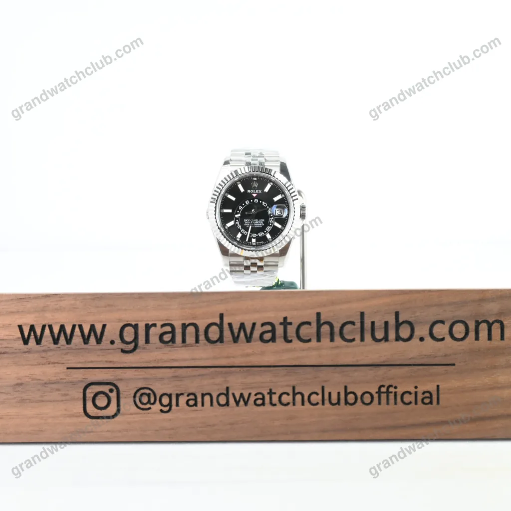 Super Clone Rolex Sky-Dweller Bright black Dial 336934 Jubilee – Swiss SuperClone