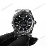 Super Clone Rolex Sky-Dweller Bright black Dial 336934 Jubilee – Swiss SuperClone