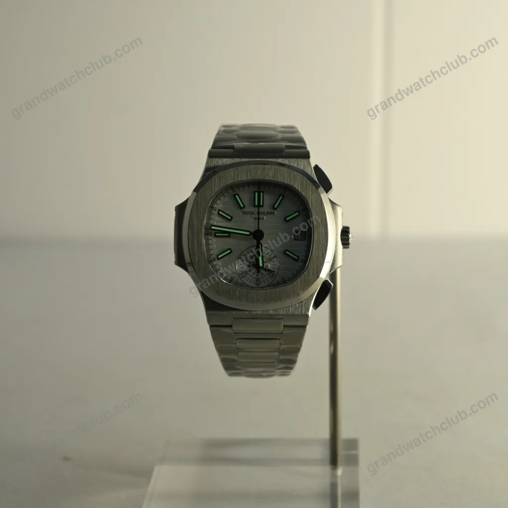 Super Clone Patek Philippe Nautilus Chronograph 5980/1A-019 40.5mm White Dial – Swiss SuperClone