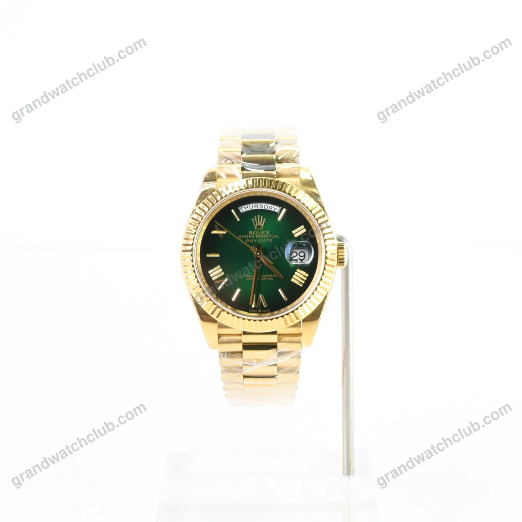 Super Clone Rolex Day-Date Green Ombré Dial 228238-0069 40 mm – Swiss SuperClone