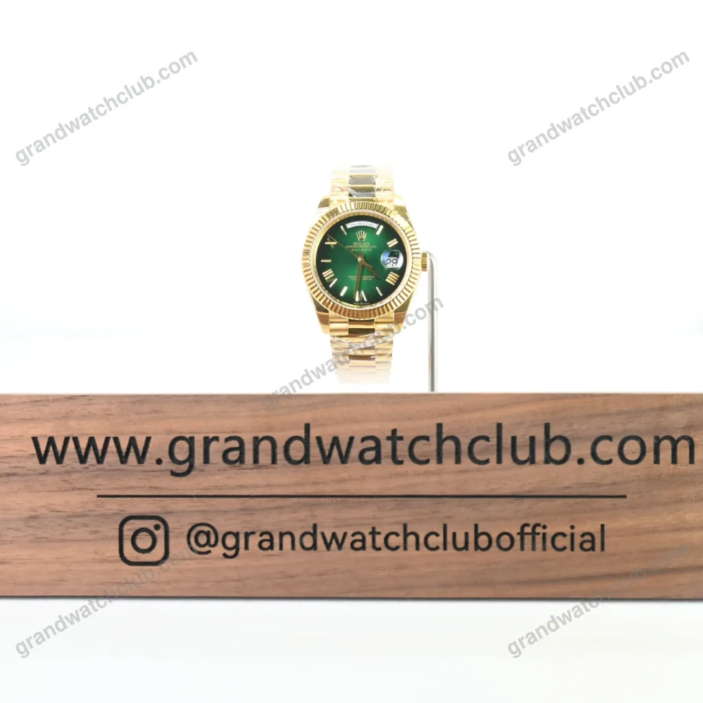 Super Clone Rolex Day-Date Green Ombré Dial 228238-0069 40 mm – Swiss SuperClone