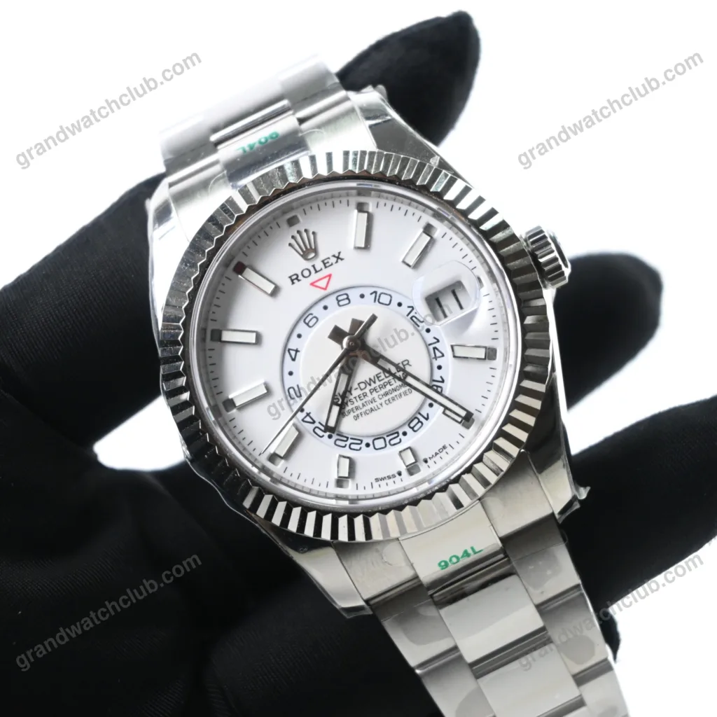 Super Clone Rolex Sky-Dweller Intense white Dial 336934 – Swiss SuperClone