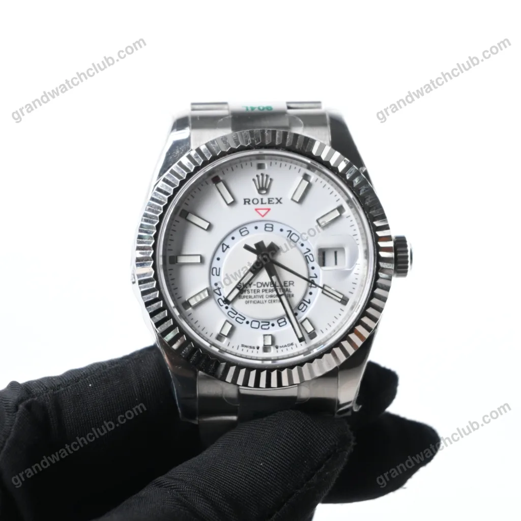 Super Clone Rolex Sky-Dweller Intense white Dial 336934 – Swiss SuperClone