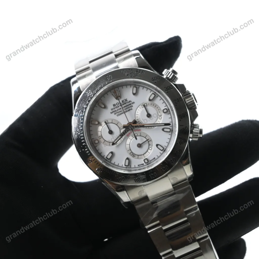 Super Clone Rolex Daytona White Dial 116520 – Swiss SuperClone