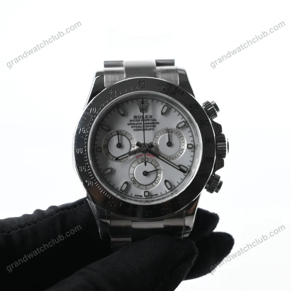Super Clone Rolex Daytona White Dial 116520 – Swiss SuperClone