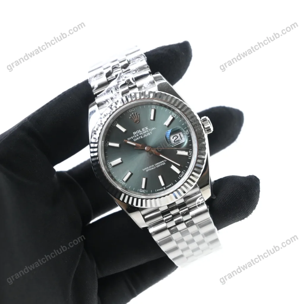 Super Clone Rolex Datejust Green Dial 126334 Jubilee 41 mm – Swiss SuperClone