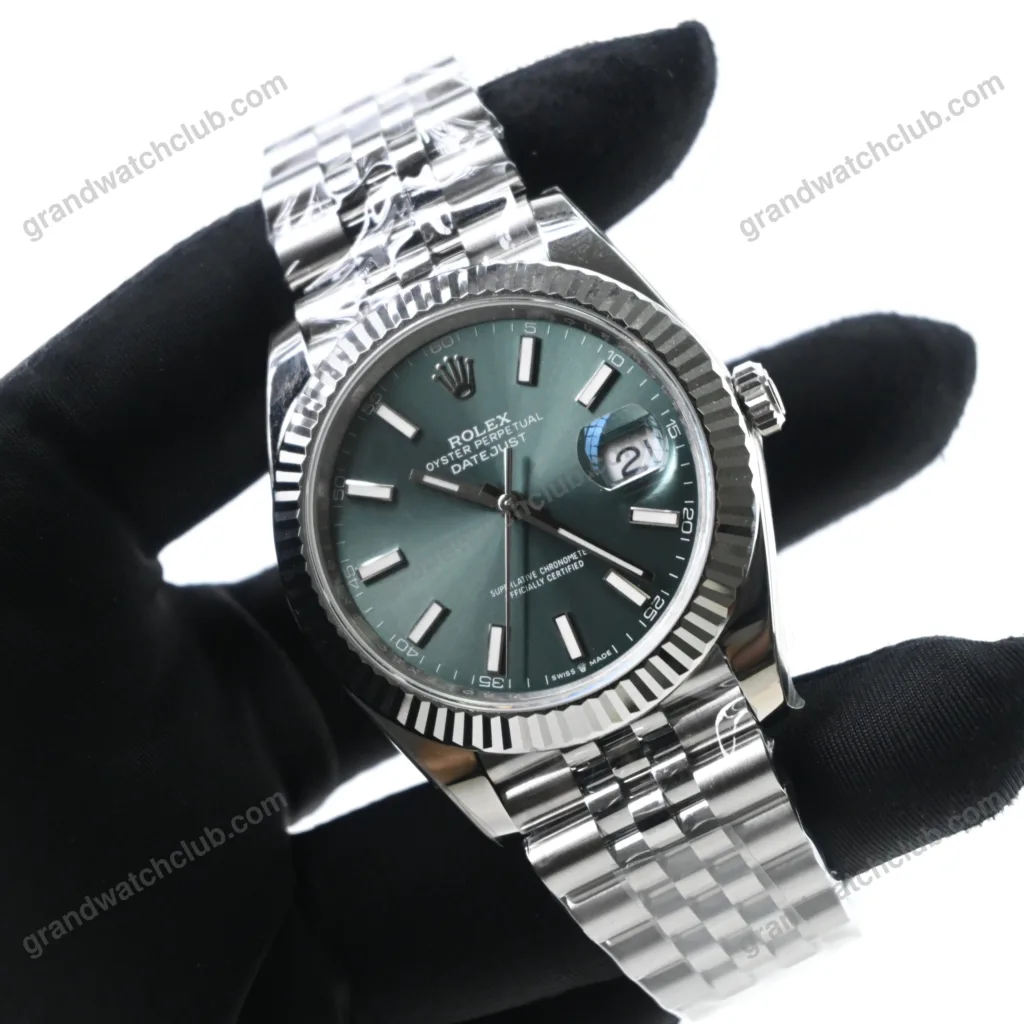 Super Clone Rolex Datejust Green Dial 126334 Jubilee 41 mm – Swiss SuperClone