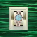Super Clone Rolex Day-Date Turquoise Dial 128235 Diamond-set 36 mm – Swiss SuperClone