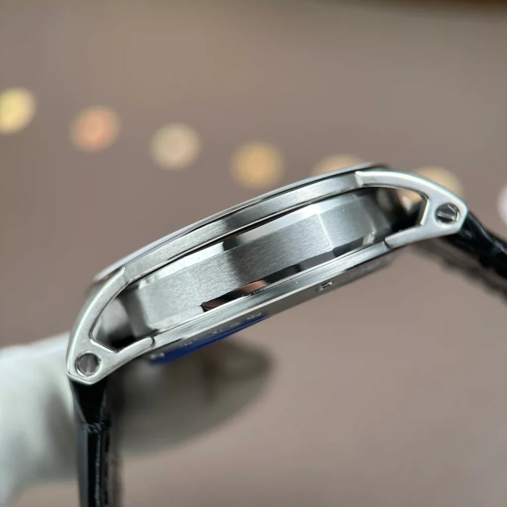 Super Clone Audemars Piguet 41mm Steel — on leather display