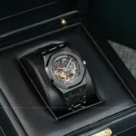 Super Clone Audemars Piguet Royal Oak 15407CE.OO 41mm Skeleton Dial Ceramic V3 Base — case and bezel