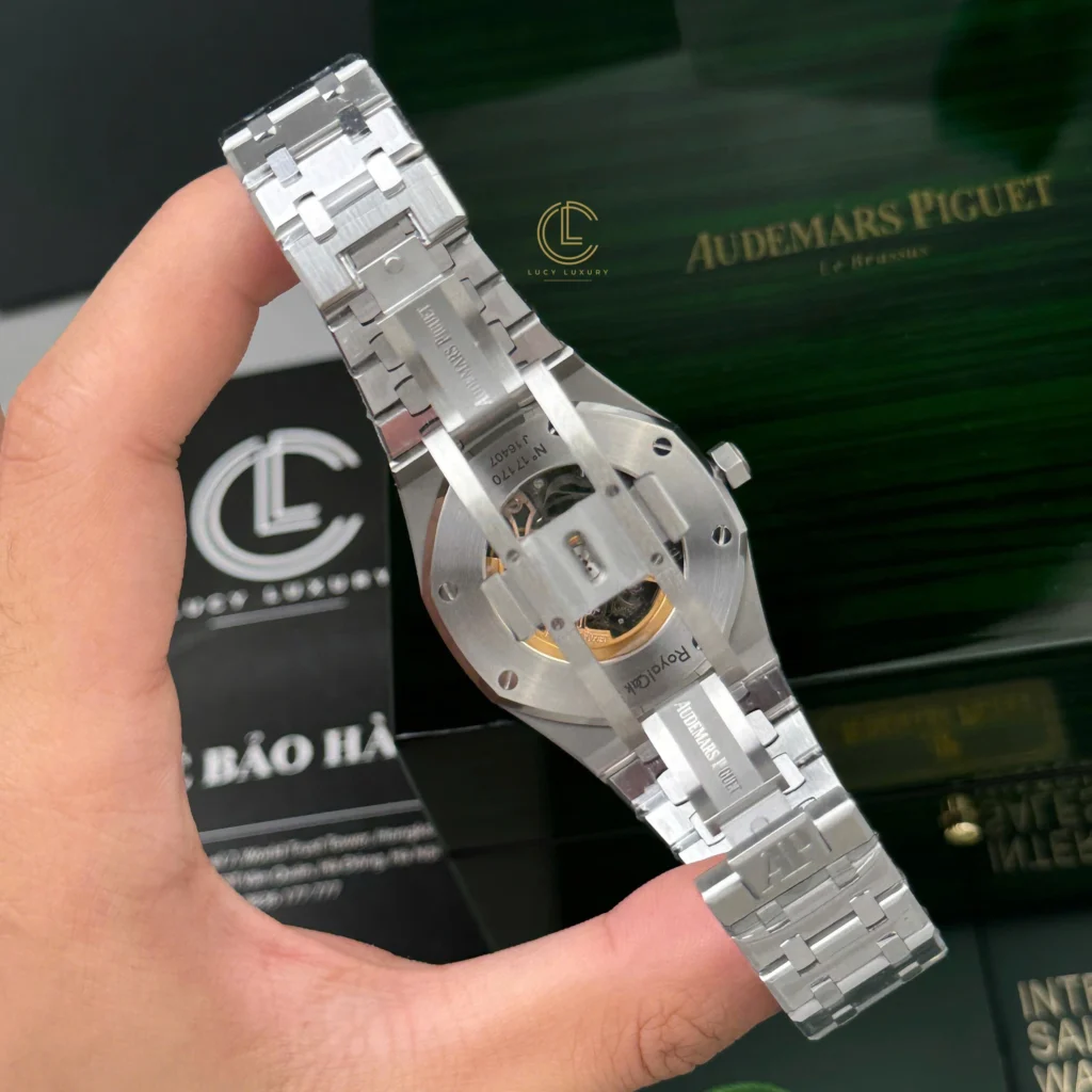 Super Clone Audemars Piguet Royal Oak 15407ST.OO 41mm Skeleton Dial Steel V3 Base
