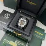 Super Clone Audemars Piguet Royal Oak 15407ST.OO 41mm Skeleton Dial Steel V3 Base