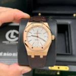 Super Clone Audemars Piguet Royal Oak 15450OR 37mm White Dial Rose Gold